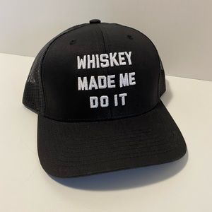 “Whiskey Made Me Do It” SnapBack Hat